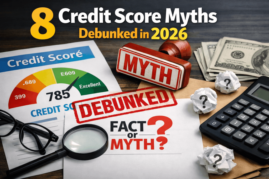 8 Credit Score Myths Debunked in 2026 credit score myths