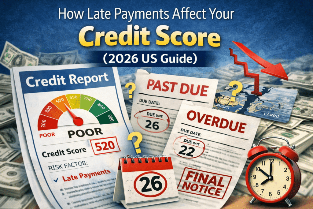 How Late Payments Affect Your Credit Score (2026 US Guide) late payments affect credit score