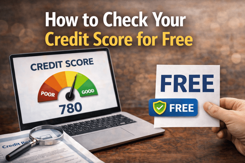 How to Check Your Credit Score for Free check your credit score
