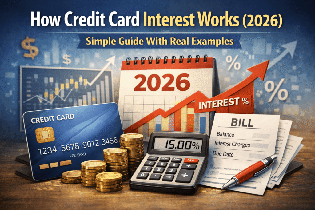 How Credit Card Interest Works (2026): Simple Guide With Real Examples credit card interest