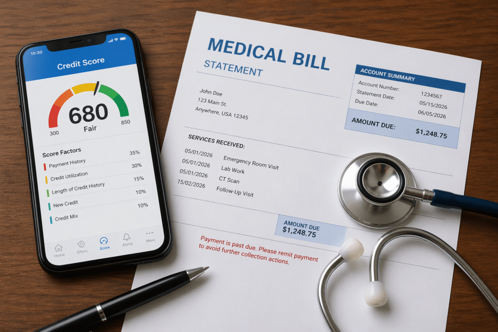 medical bills on credit report