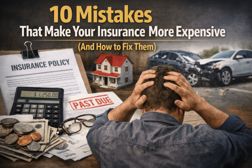 10 Mistakes That Make Your Insurance More Expensive (And How to Fix Them) mistakes make insurance expensive