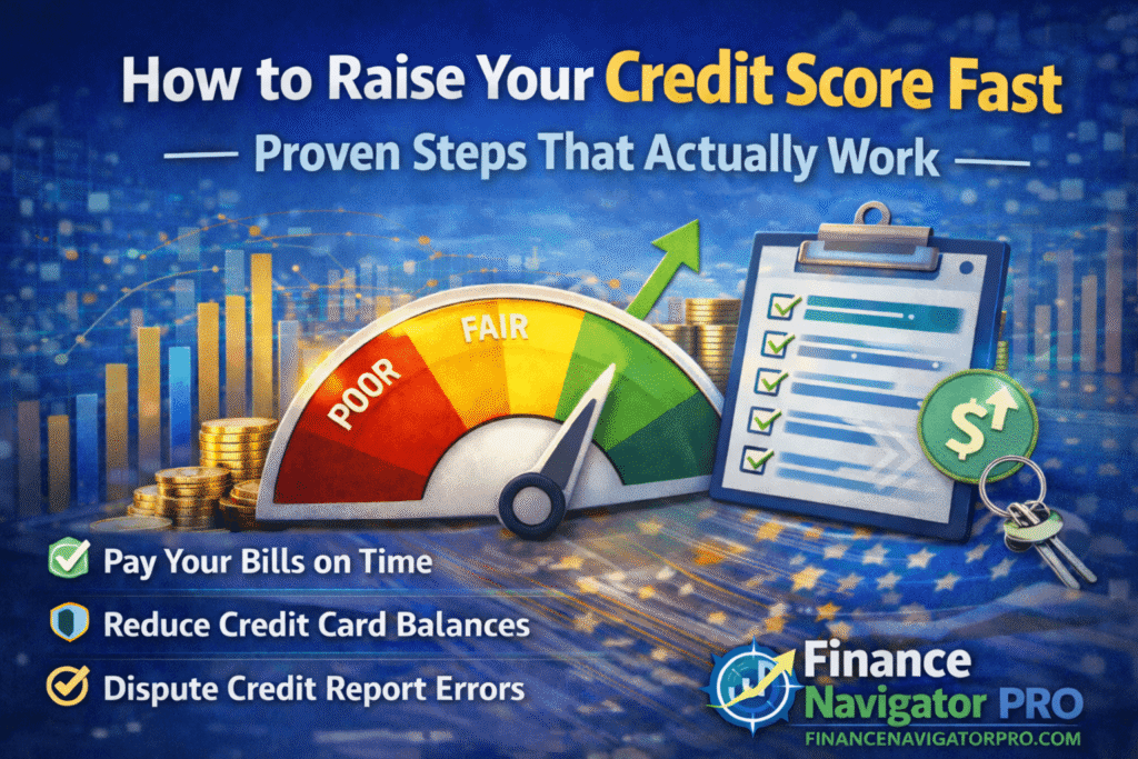 raise credit score fast