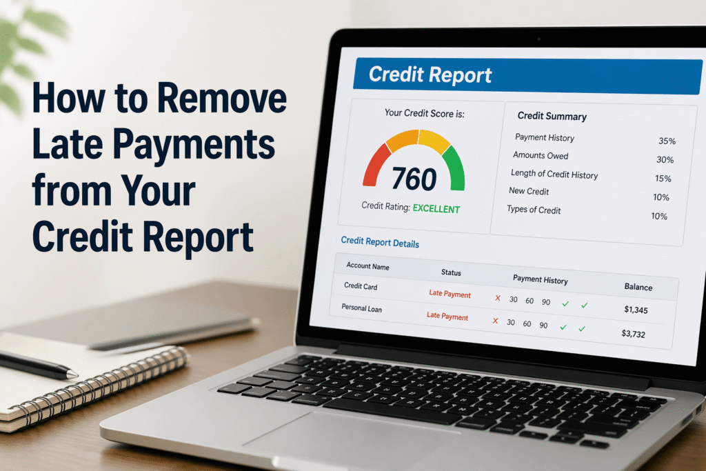 remove late payments from credit report