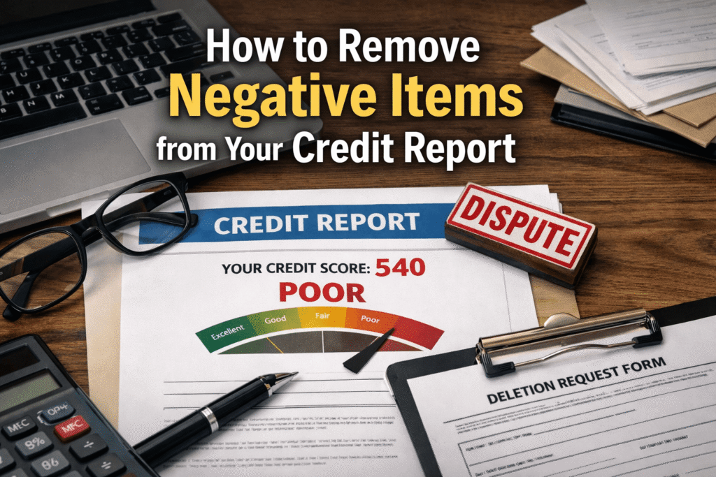remove negative items from credit report