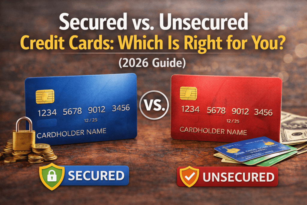 Secured vs. Unsecured Credit Cards: Which Is Right for You? (2026 Guide) secured vs unsecured credit cards