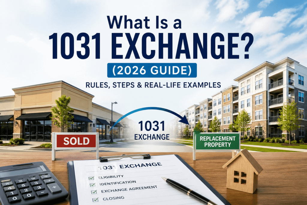 What Is a 1031 Exchange? (2026 Guide): Rules, Steps & Real-Life Examples 1031 exchange