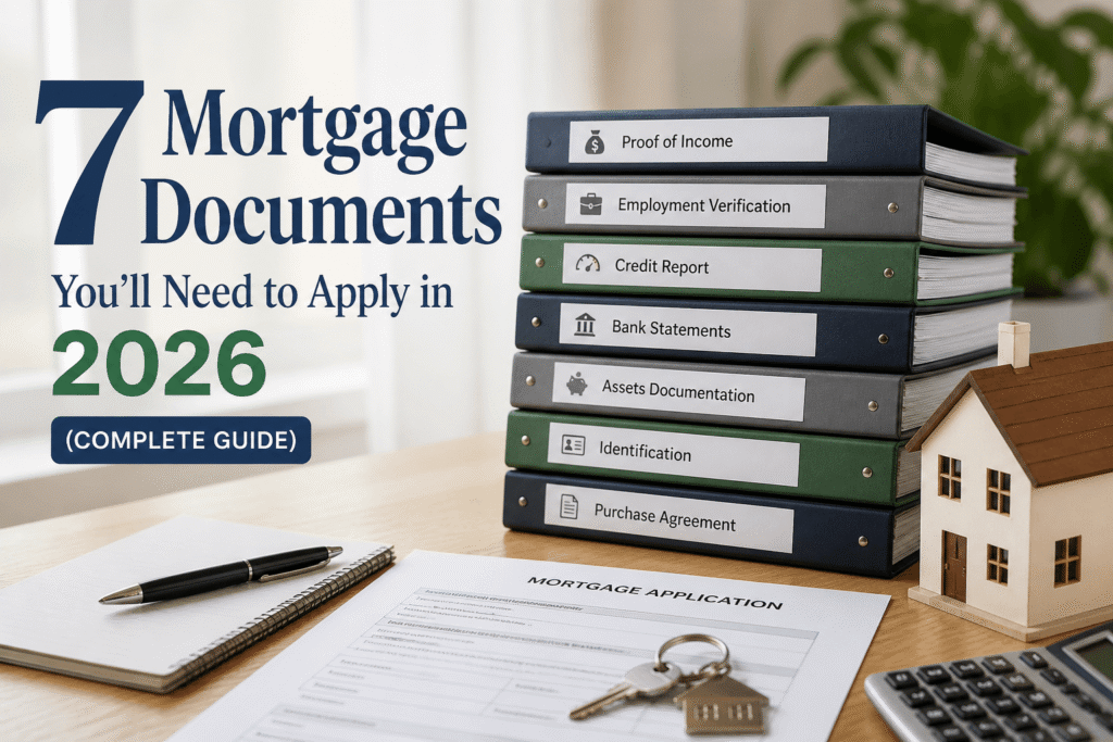 7 Mortgage Documents You'll Need to Apply in 2026 (Complete Guide) mortgage documents
