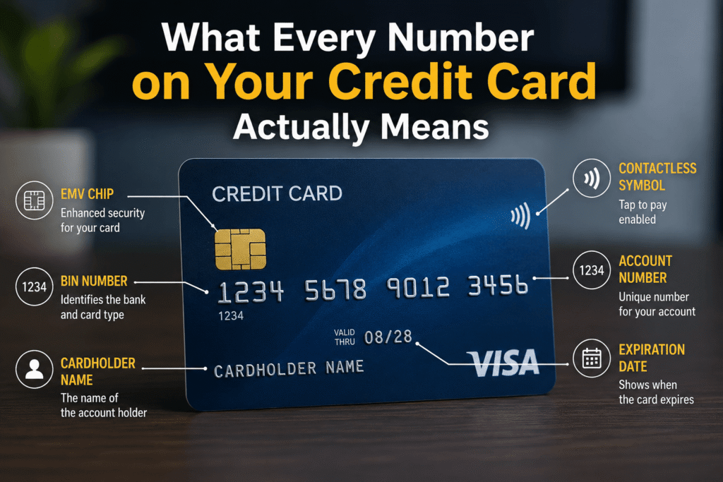 number on credit card
