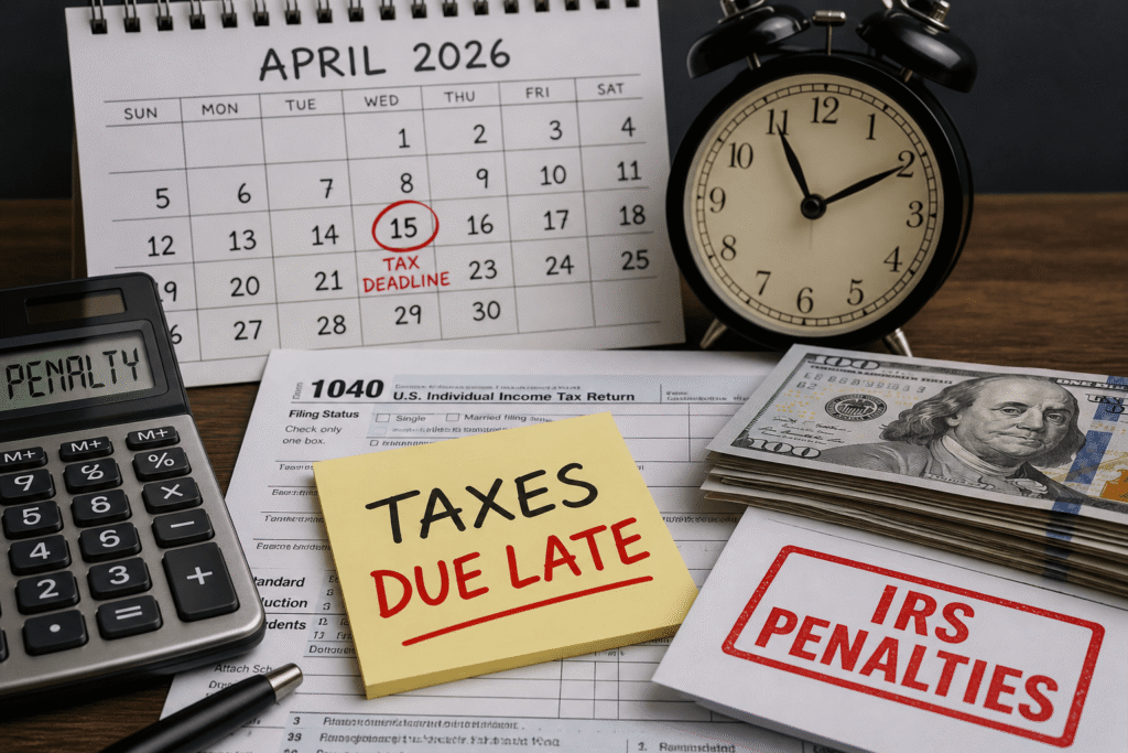 What Happens If You File Taxes Late? (2026 IRS Penalties Guide) what happens if you file taxes late