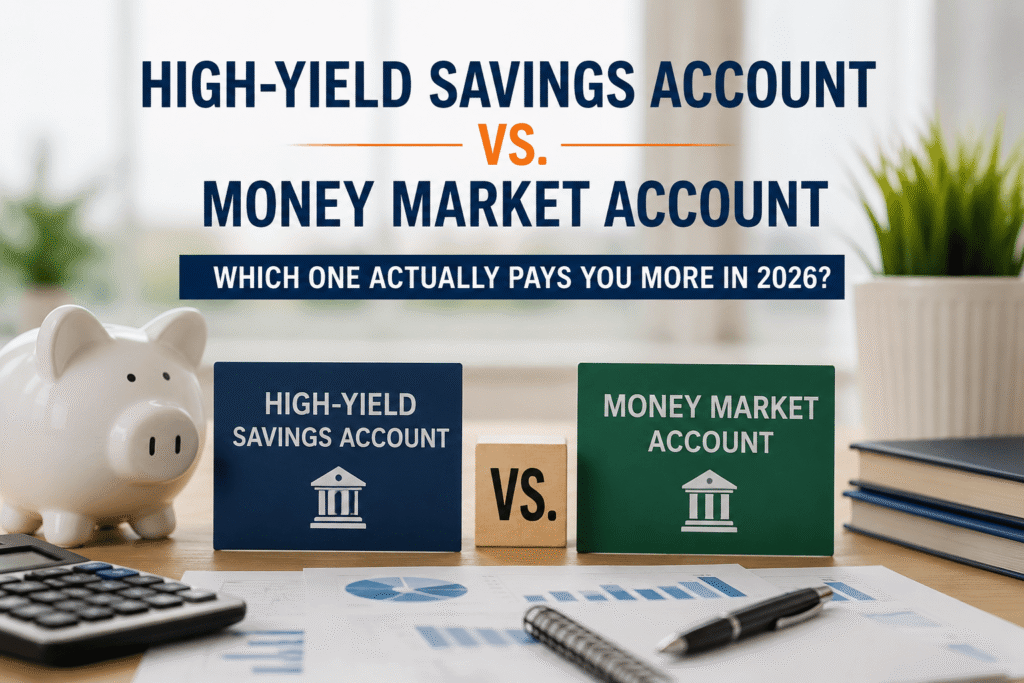high yield savings account vs money market account
