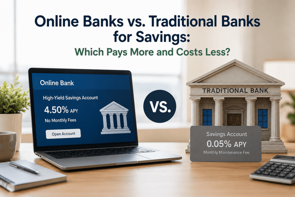 online vs traditional banking comparison