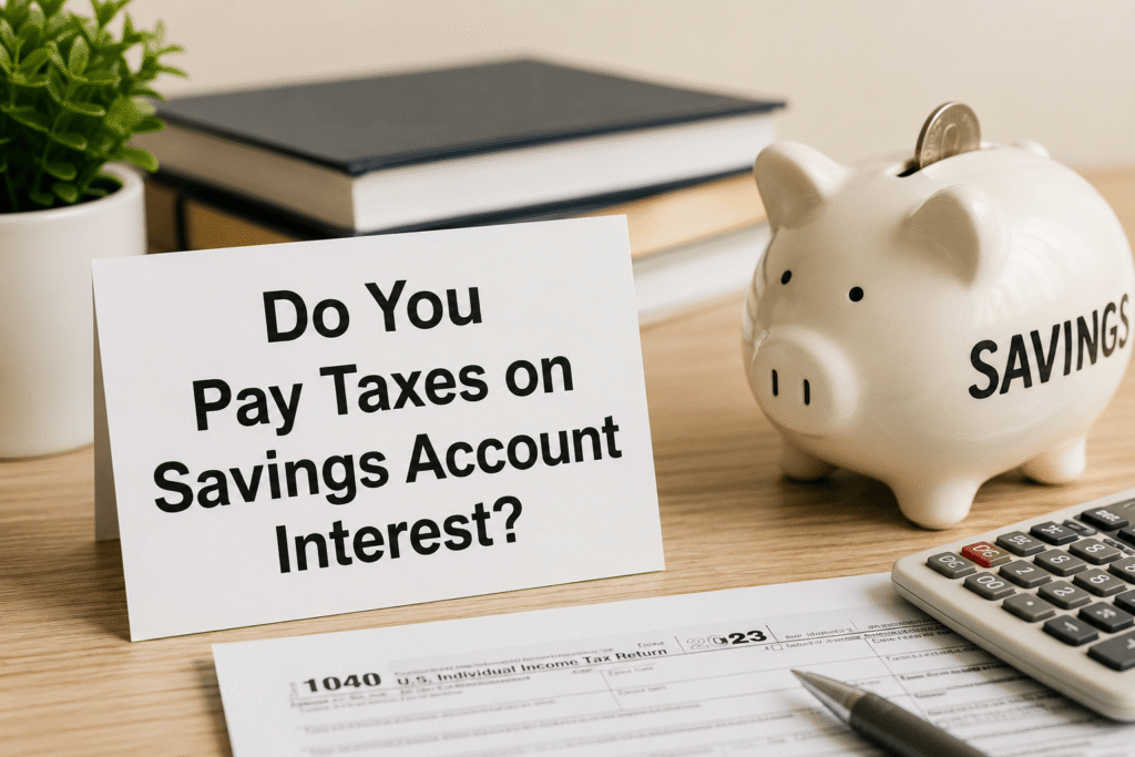 taxes on savings account interest